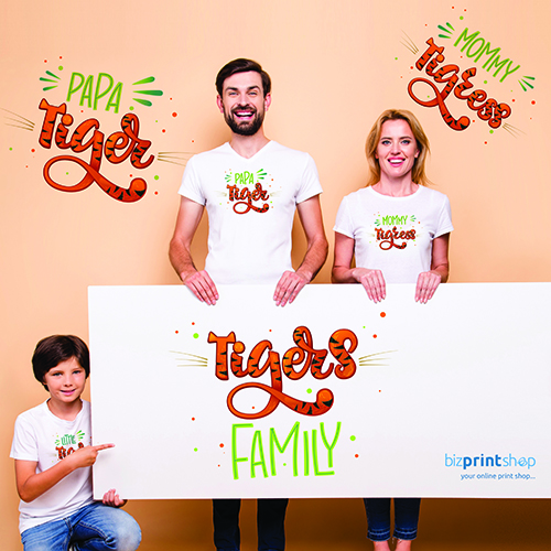 Tigers Family T-Shirt Set
